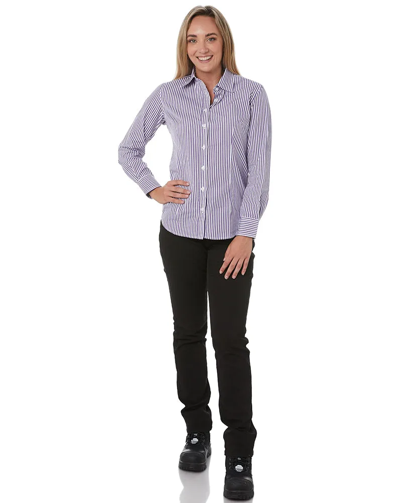 Ladies Cotton Stretch Jeans - Black