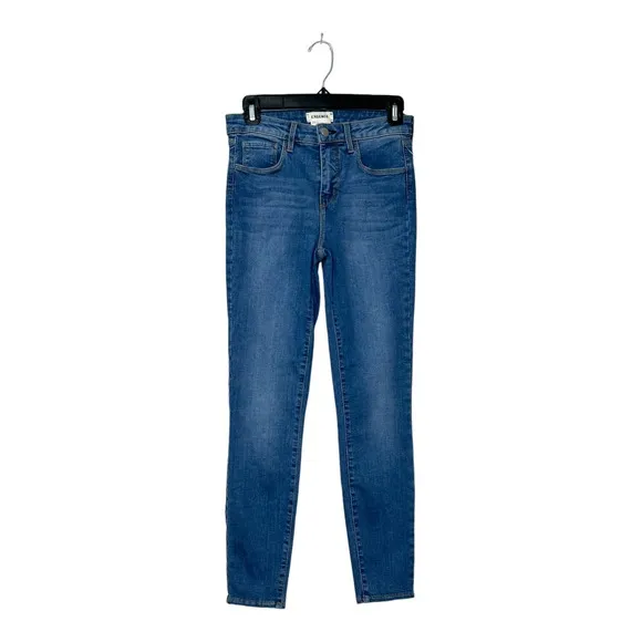 L'Agence blue skinny stretch ankle jeans size 25
