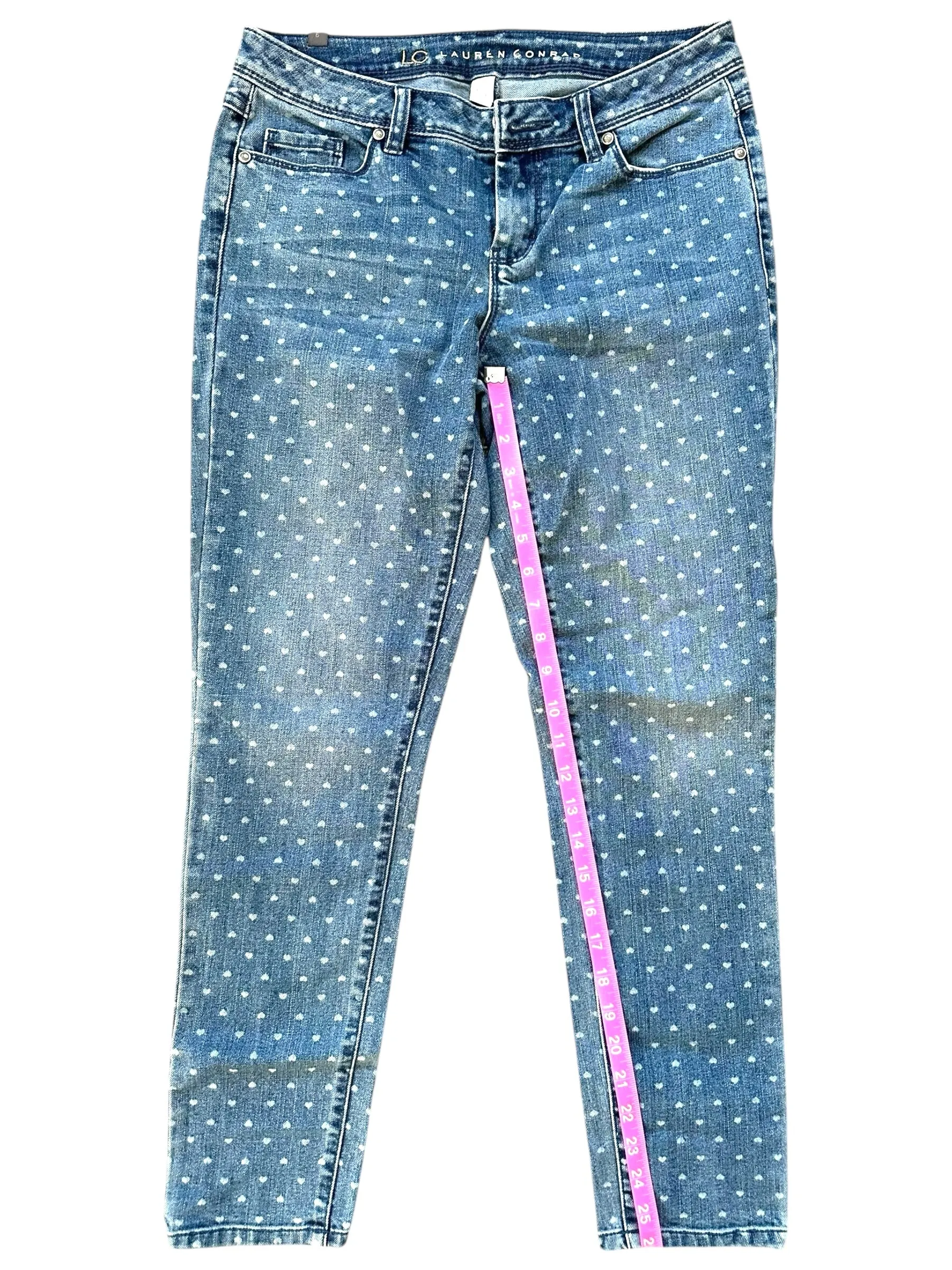Lauren Conrad Heart Denim Skinny Jeans