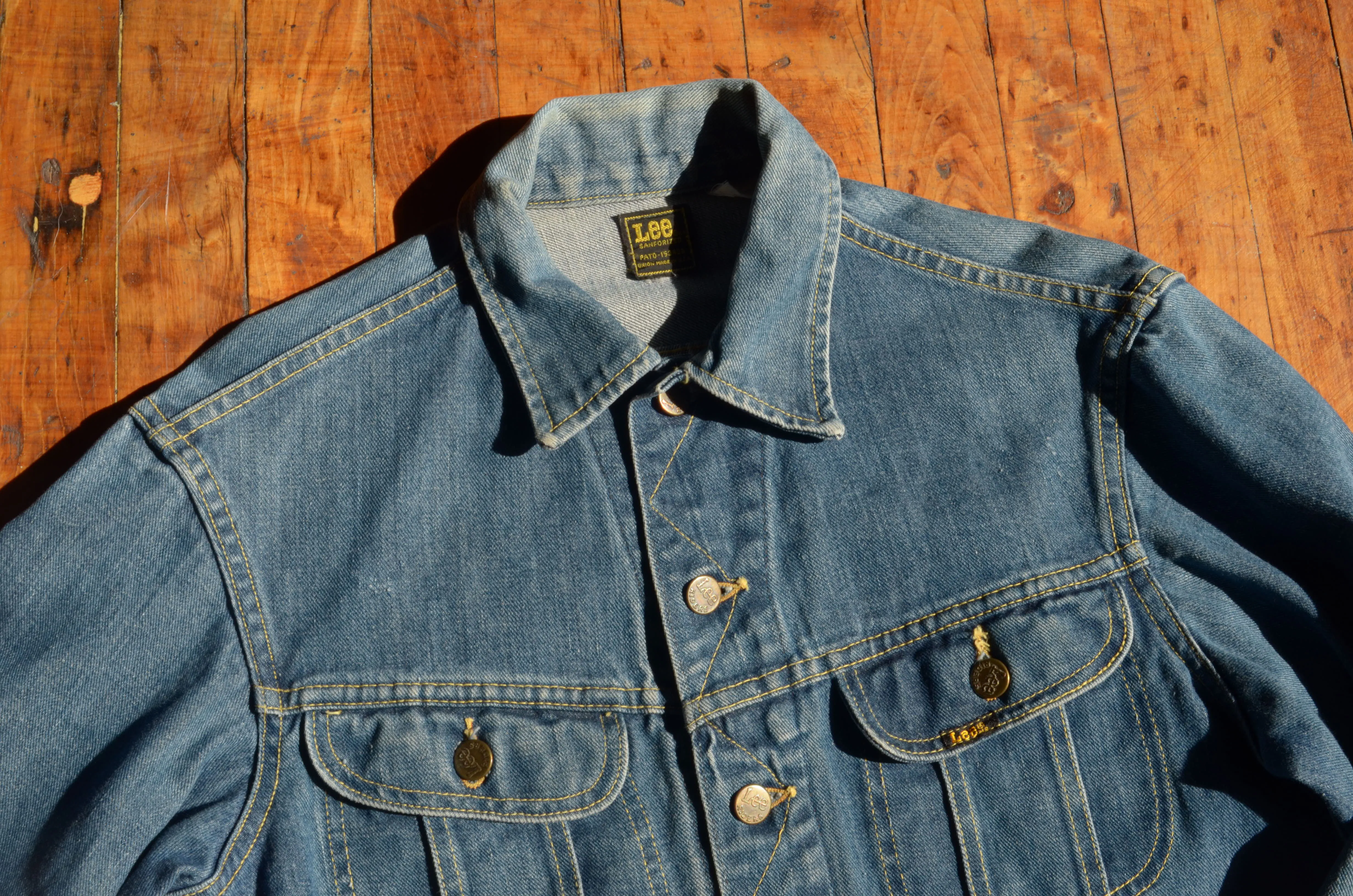 Lee - 220-J Denim Jacket with U.S. Air. Force Patches