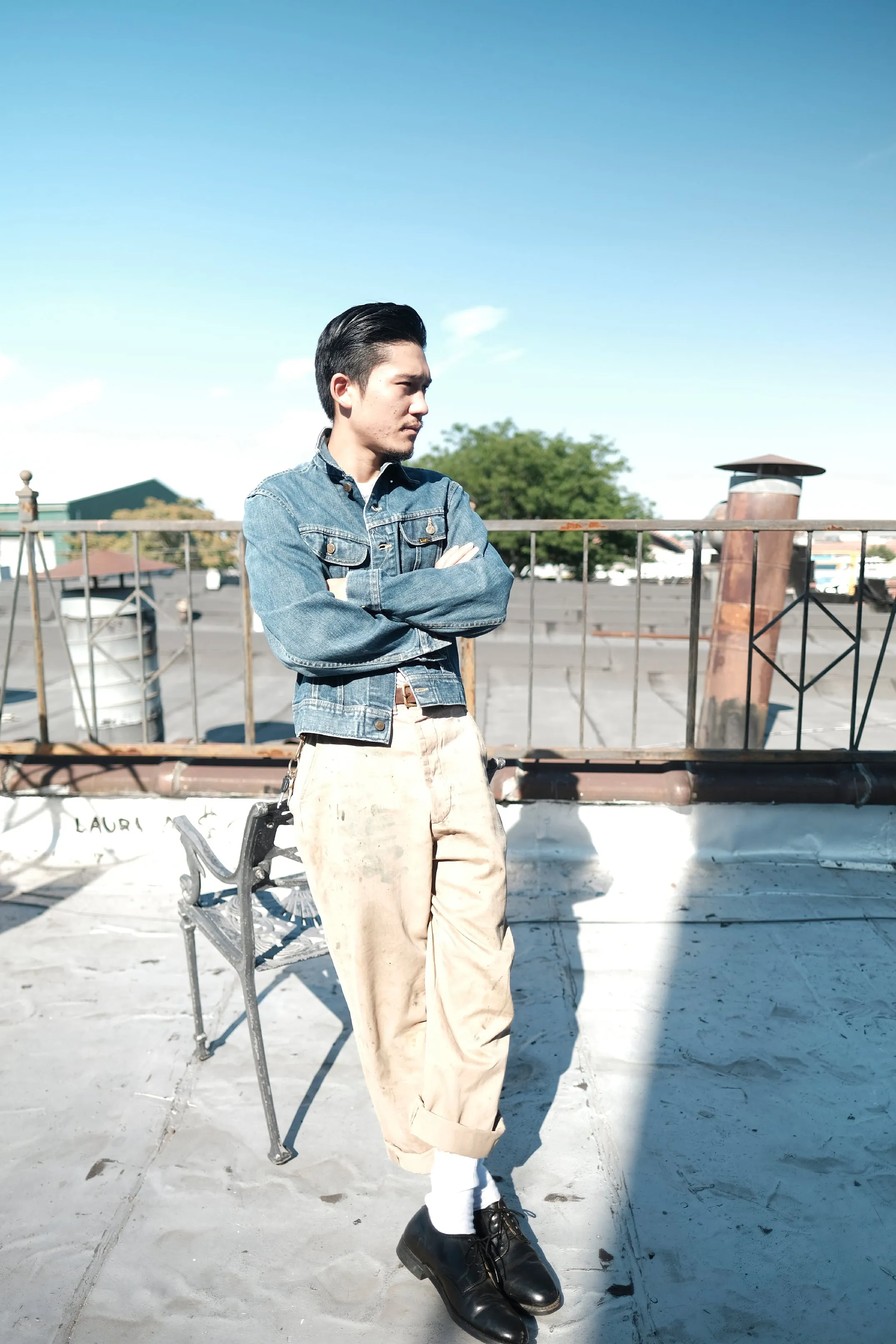 Lee - 220-J Denim Jacket with U.S. Air. Force Patches