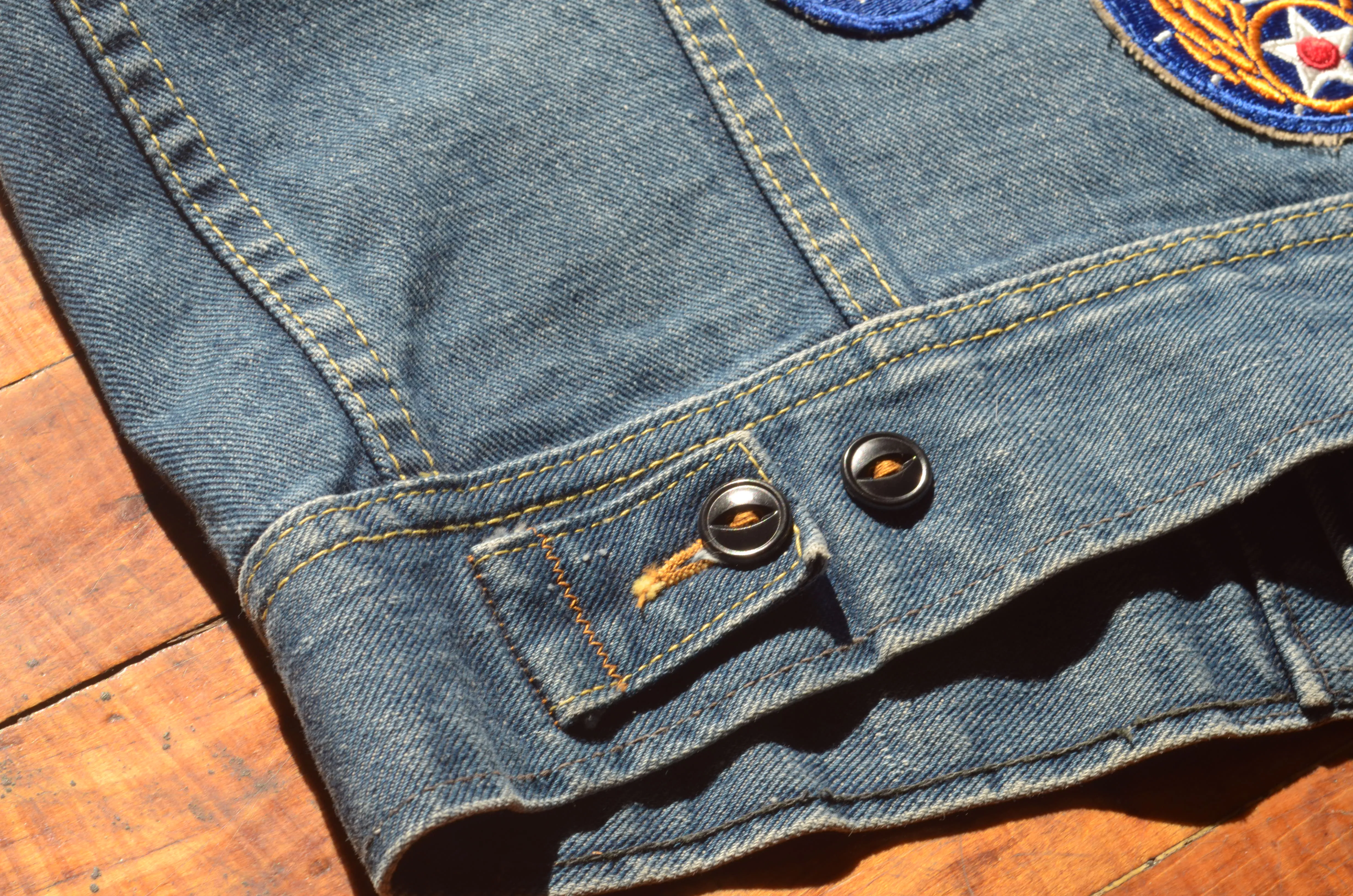 Lee - 220-J Denim Jacket with U.S. Air. Force Patches