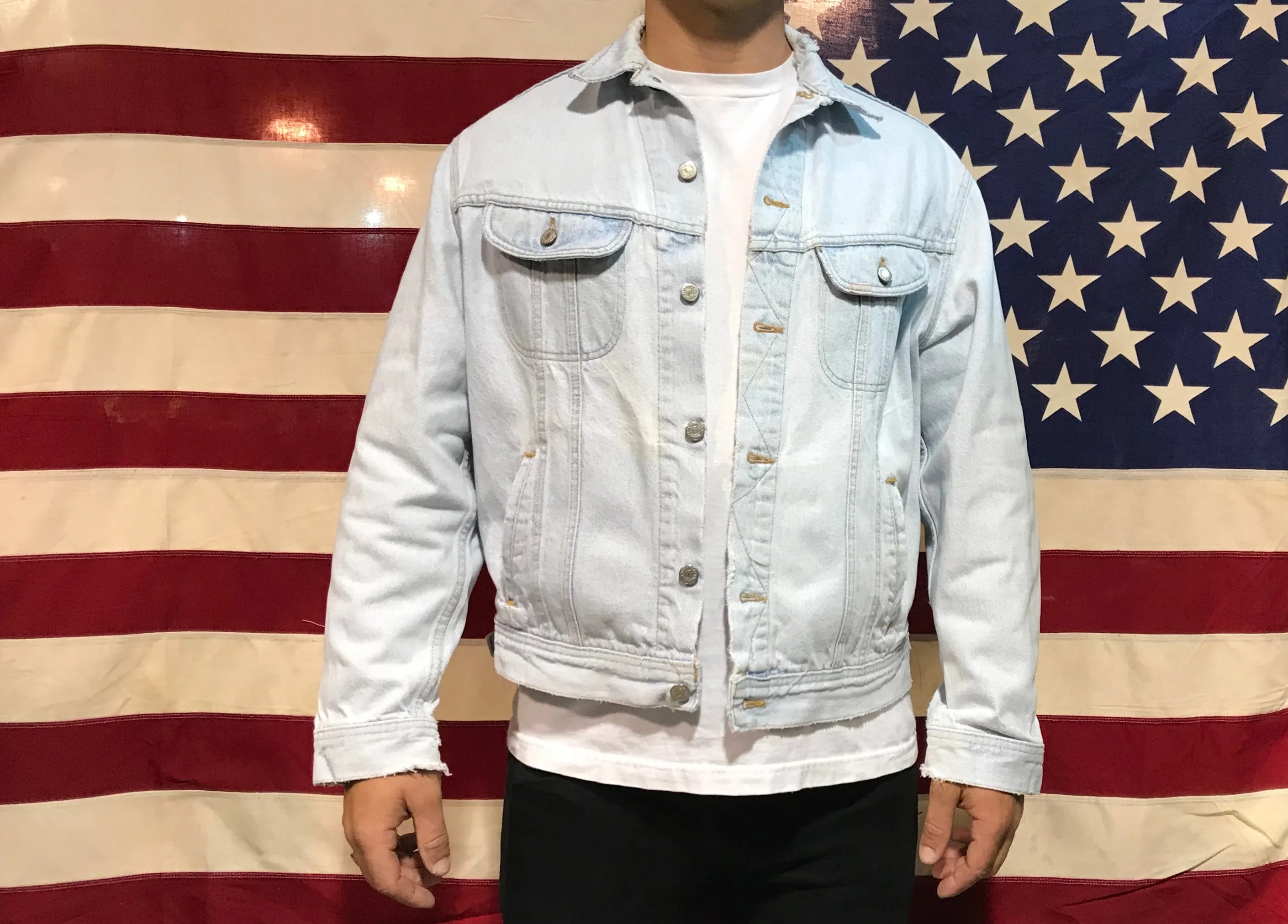 Lee Denim 90’s Vintage Mens Trucker Jacket
