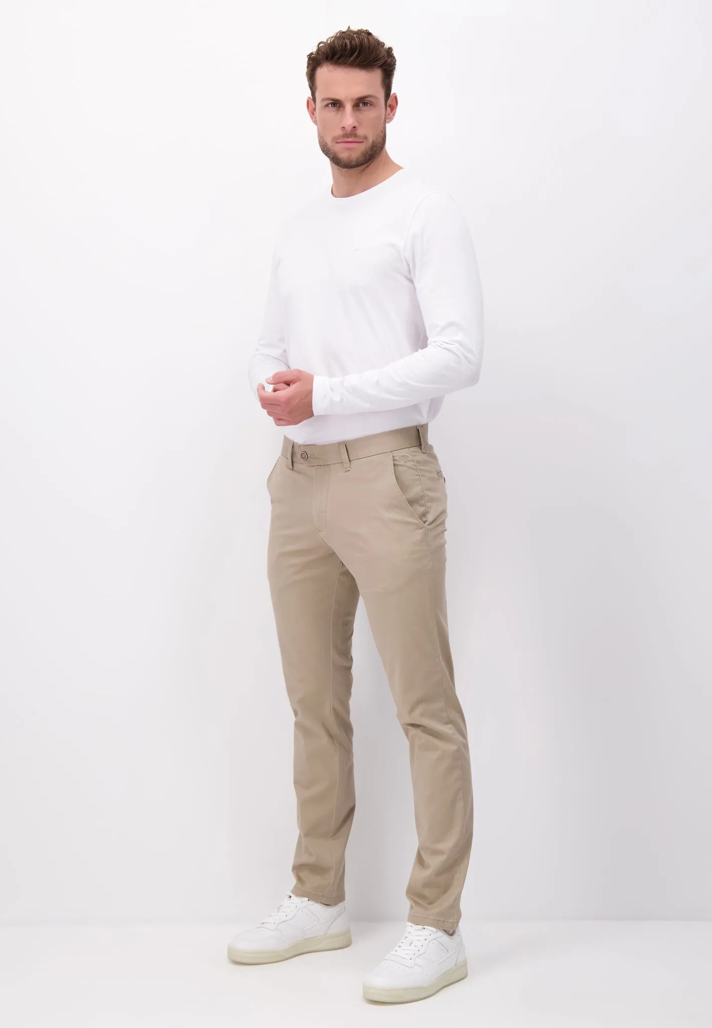 Legere Chino Hose aus Baumwollmix