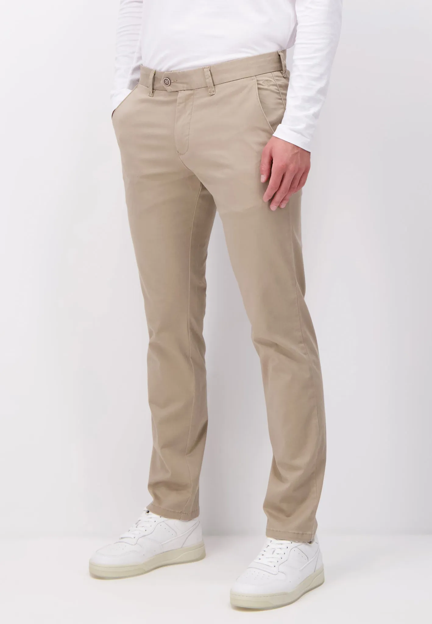 Legere Chino Hose aus Baumwollmix