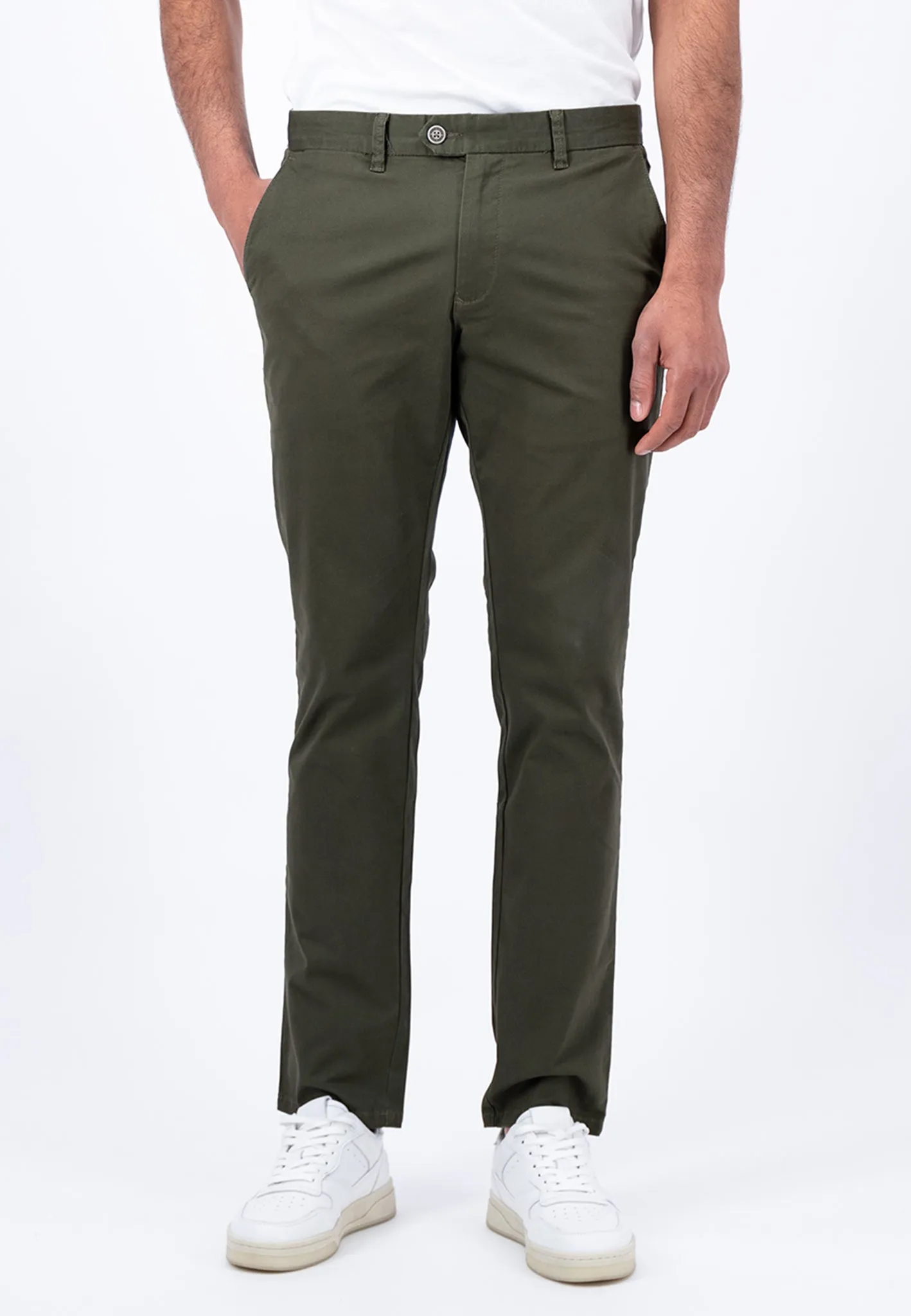 Legere Chino Hose aus Baumwollmix