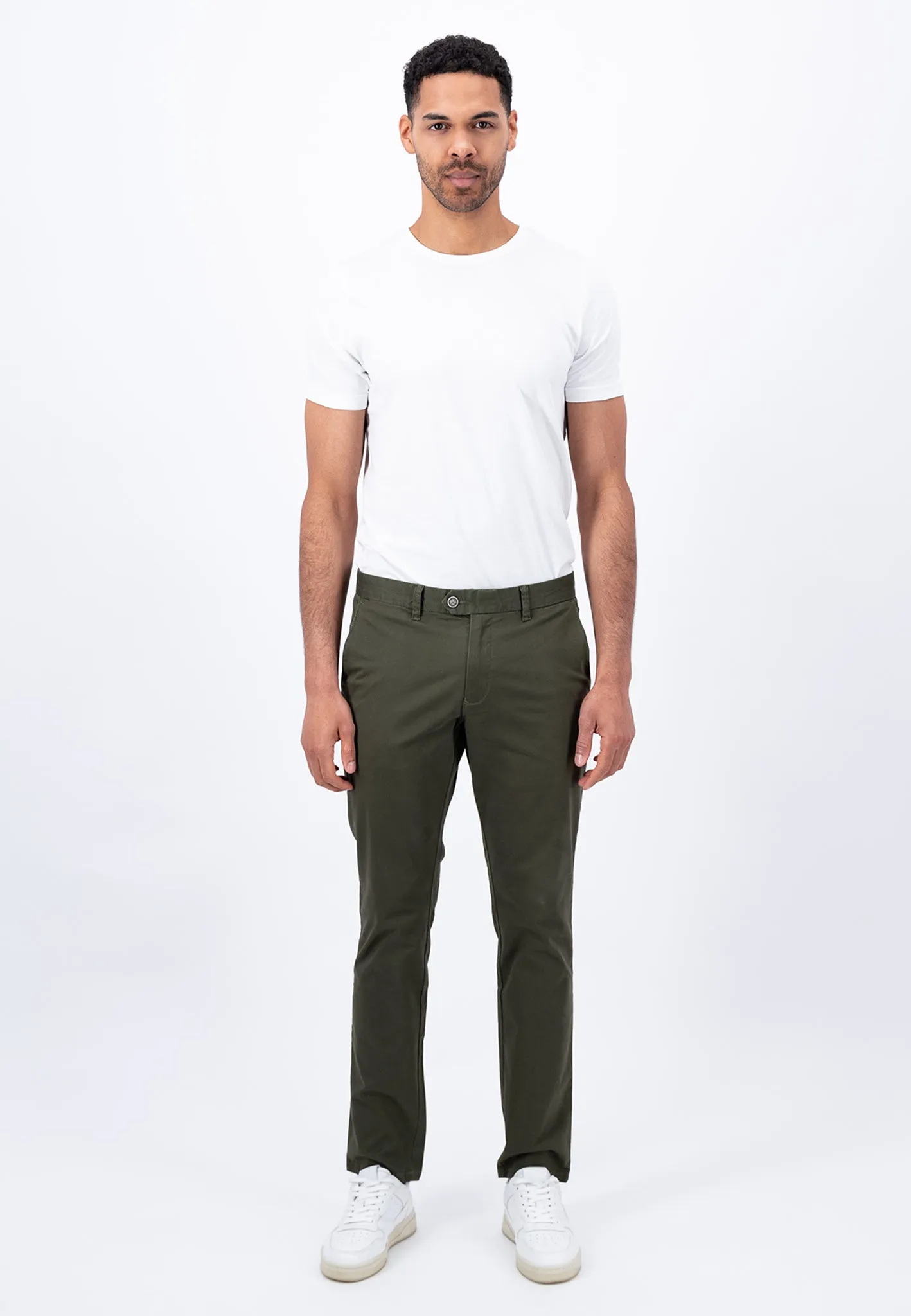 Legere Chino Hose aus Baumwollmix