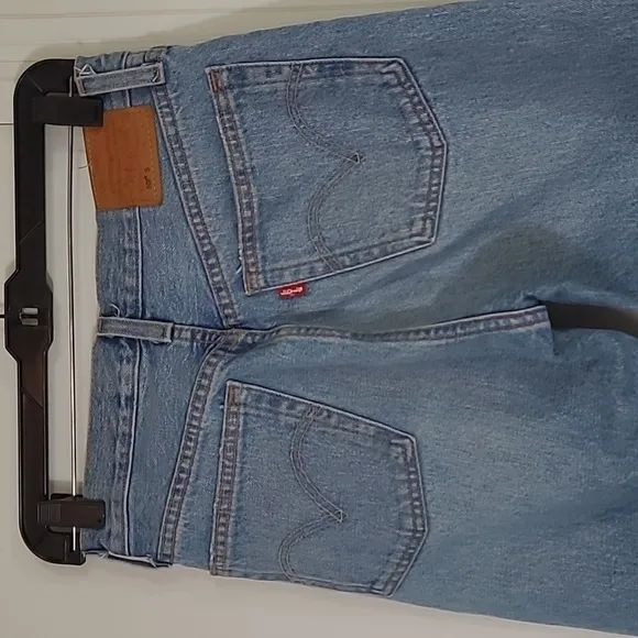 LEVIS® 501 Skinny Cropped Jeans - Button Fly Distressed – 100% Cotton W26 / L28