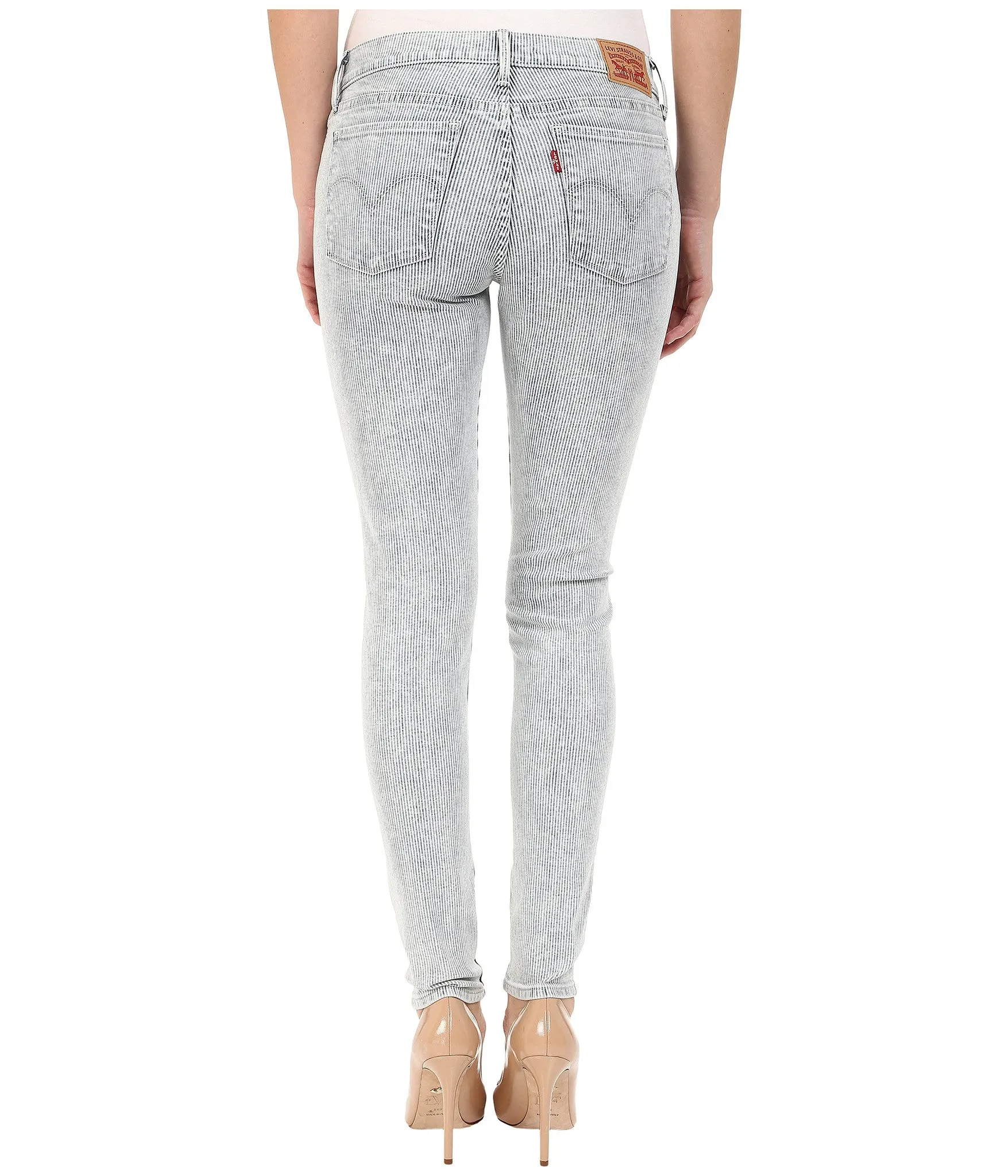 Levi's 710 0060 Womens Frosted Cobalt Super Skinny Jean Size 00 / 24 X 30