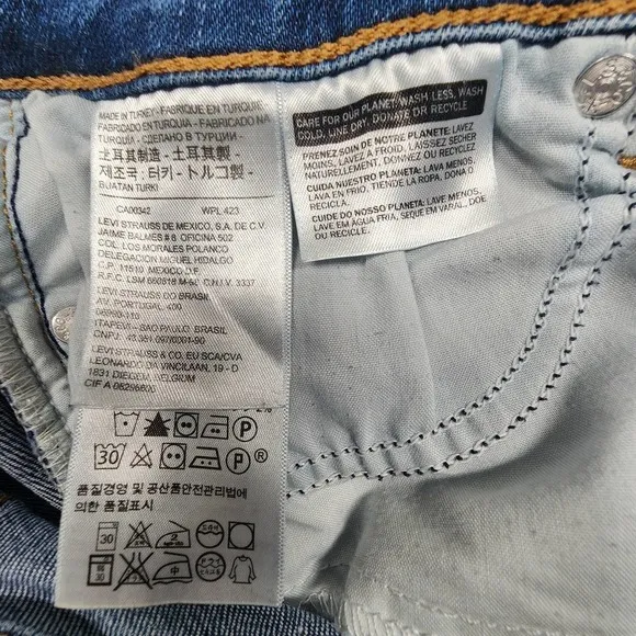 Levi's | 711 Skinny Italian Selvedge Denim Women's Jeans, Size 27