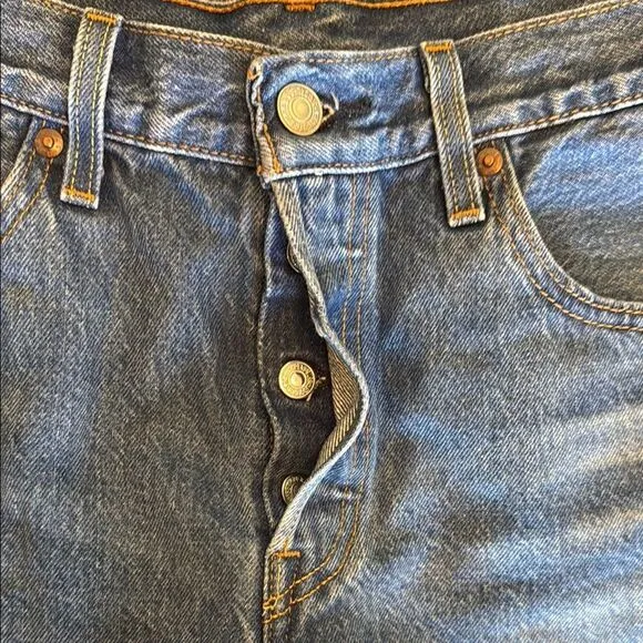 Lewis Premium 501 Cut Off Denim Blue Women's Shorts size 30