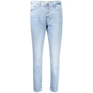 Light Blue Cotton Jeans & Pant