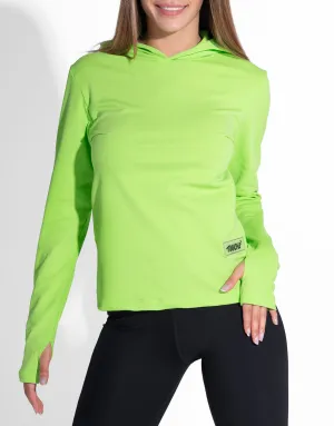 LIME BASIC HOODIE