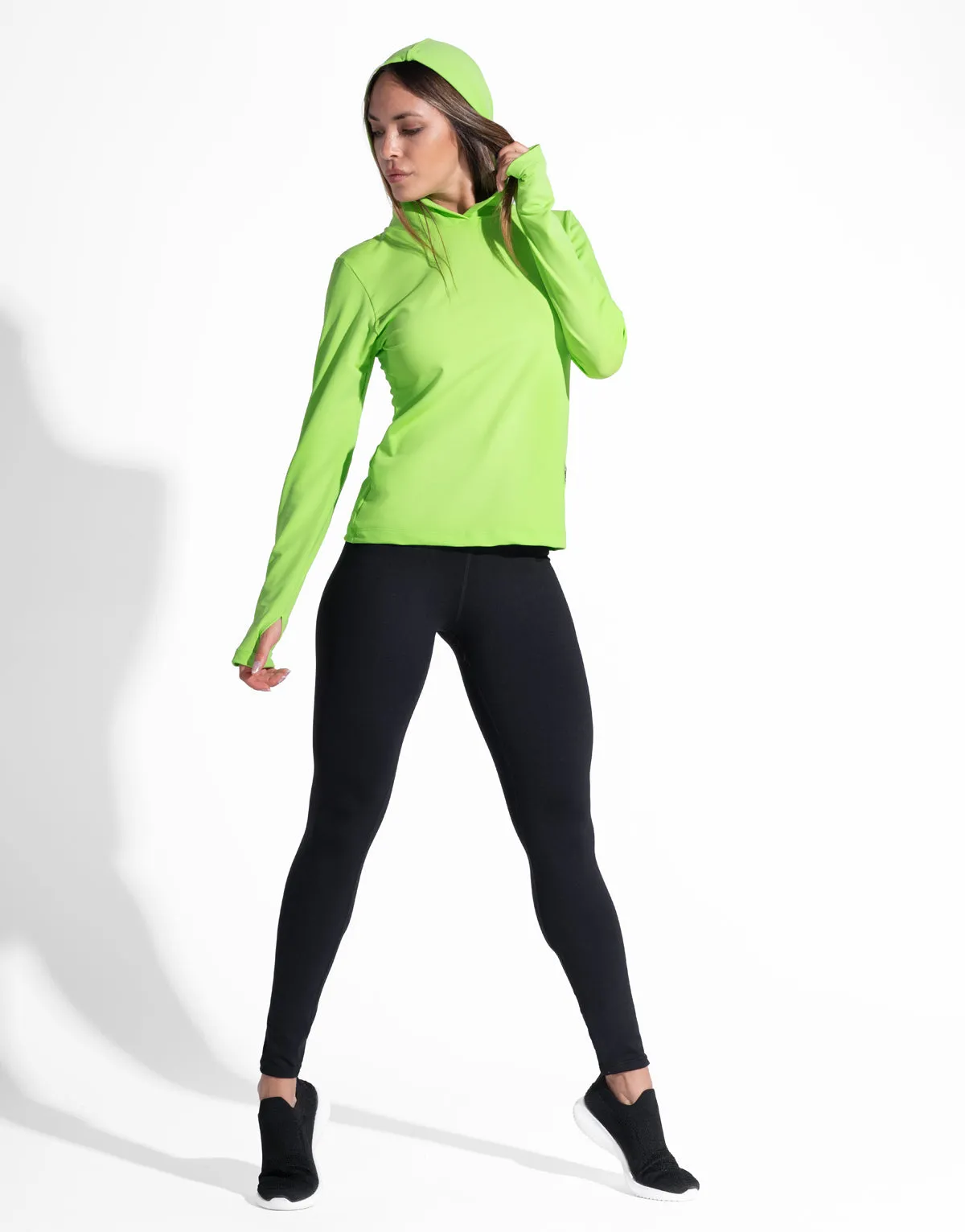 LIME BASIC HOODIE