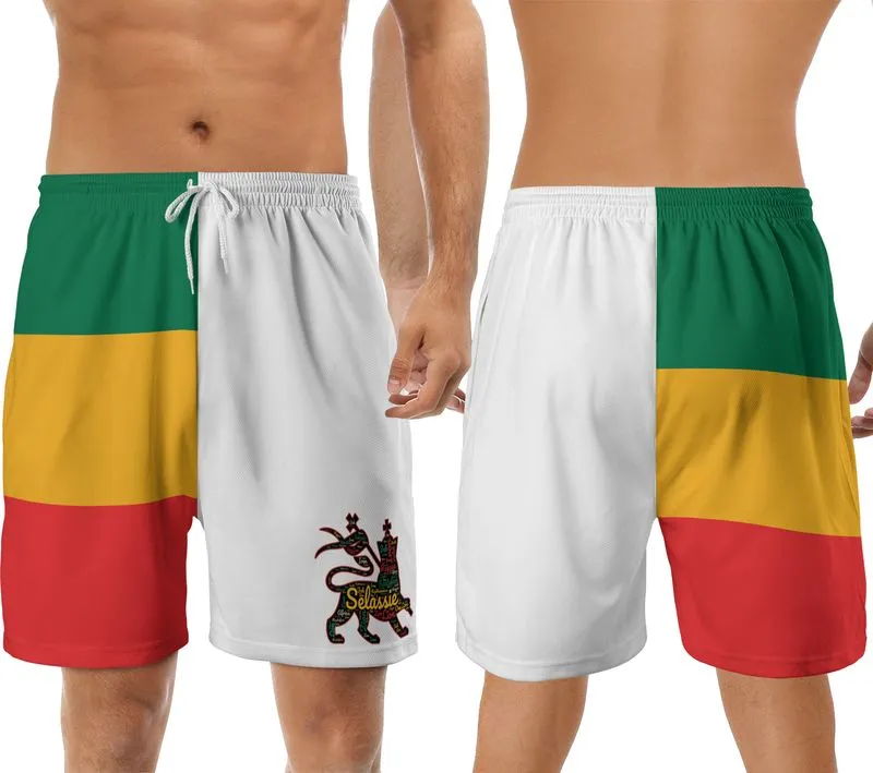 Lion Of Judah Athletic Rasta Shorts