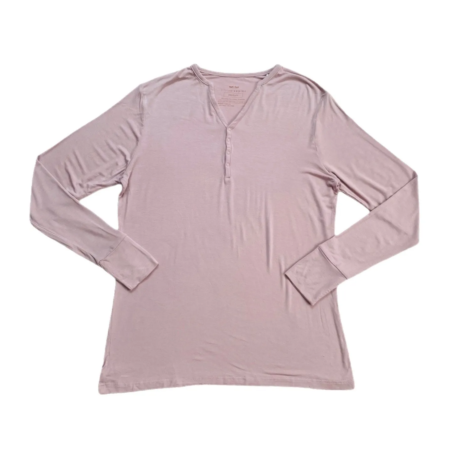 Little Sleepies Dusty Mauve Fall Leaves Women's L/S Pajama Set