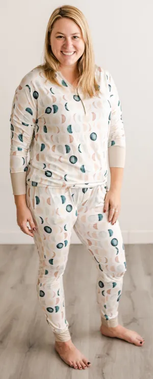 Little Sleepies Luna Neutrals Women's Two-Piece Bamboo Pajama Set