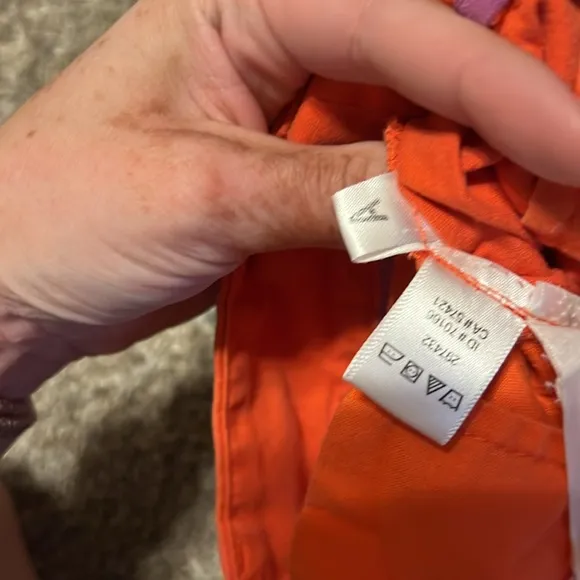 Loft Chino Shorts Redish/Orange ‘4 Inseam Size 4