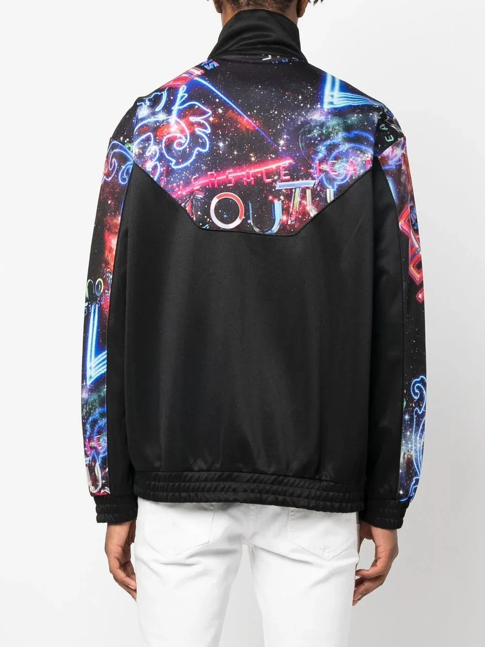 Logo Digital-Print Bomber Jacket