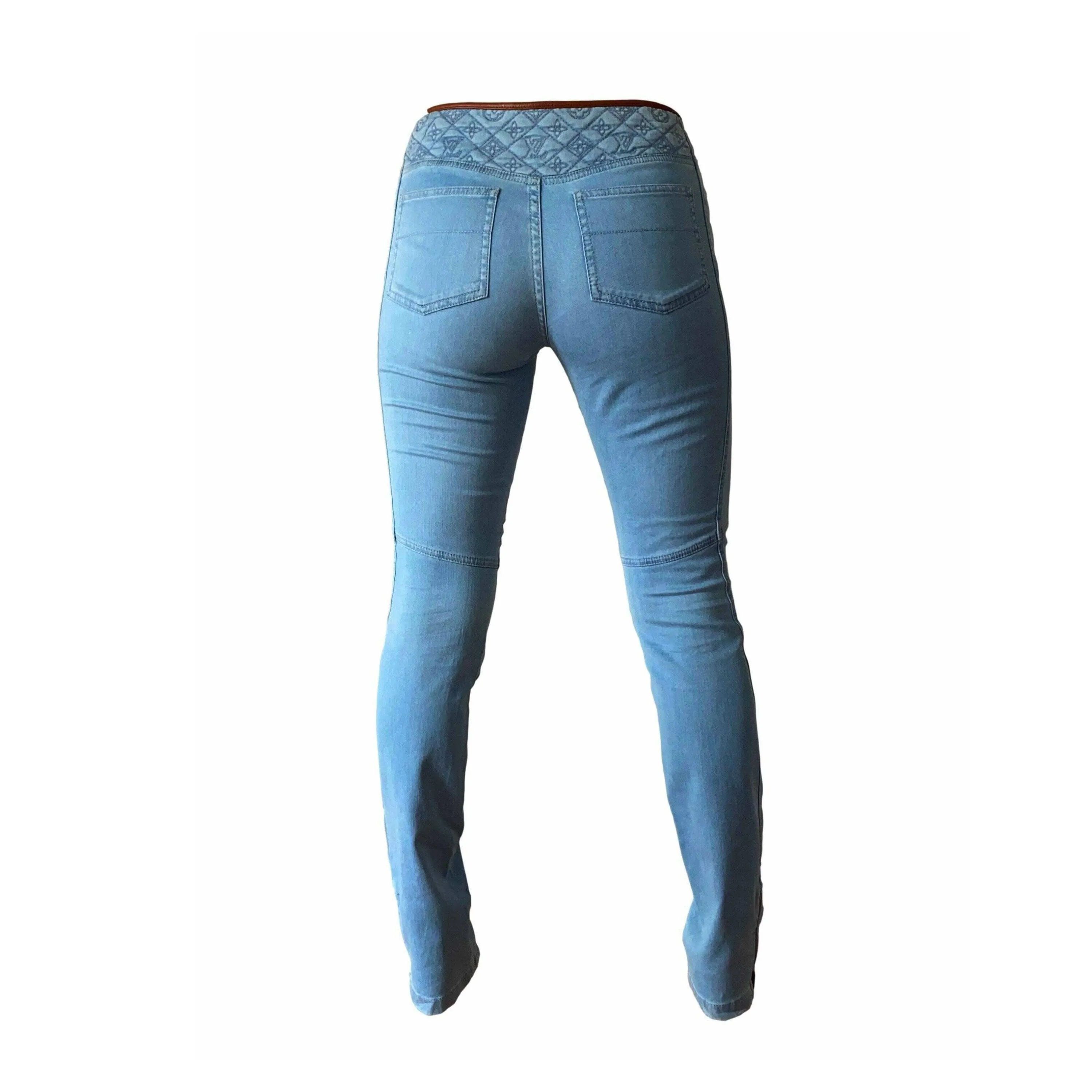 Louis Vuitton Denim Logo Jeans