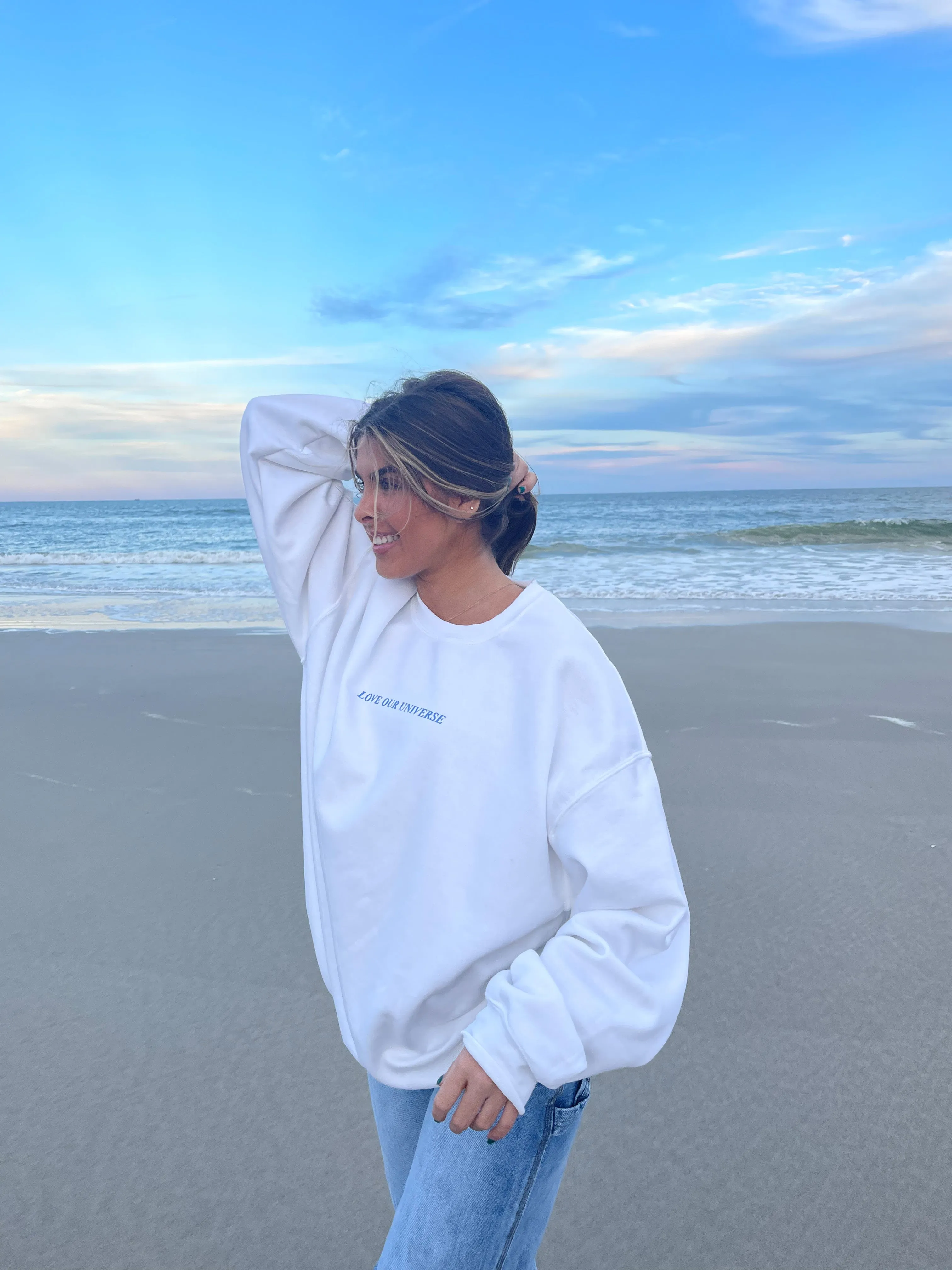 LOVE OUR UNIVERSE CREWNECK