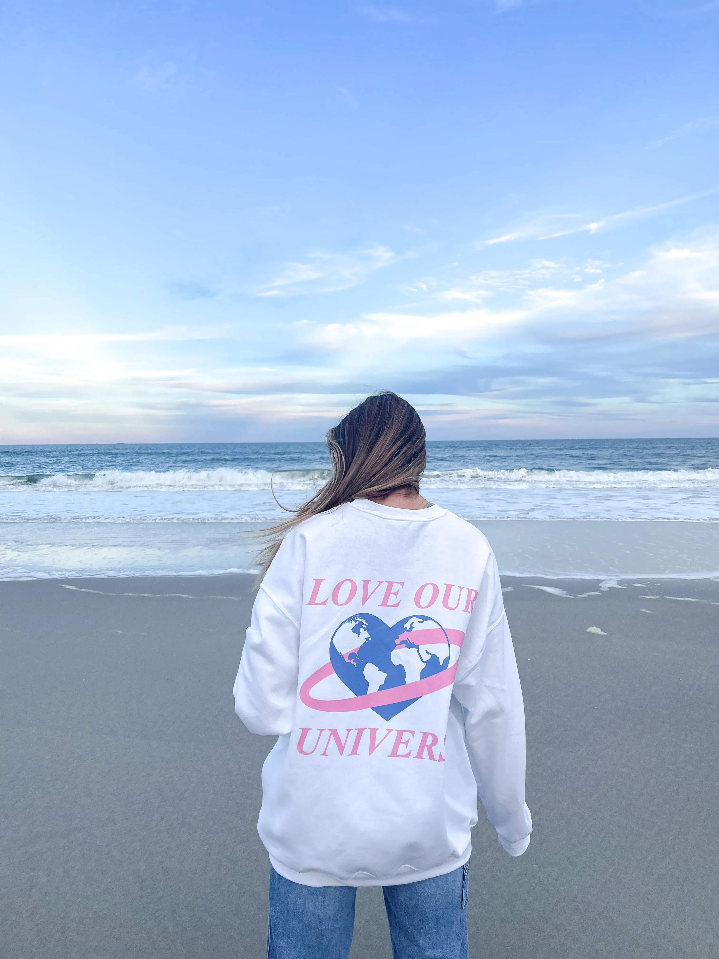 LOVE OUR UNIVERSE CREWNECK