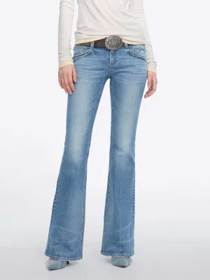 Low-Rise Flared Jeans-BELLA