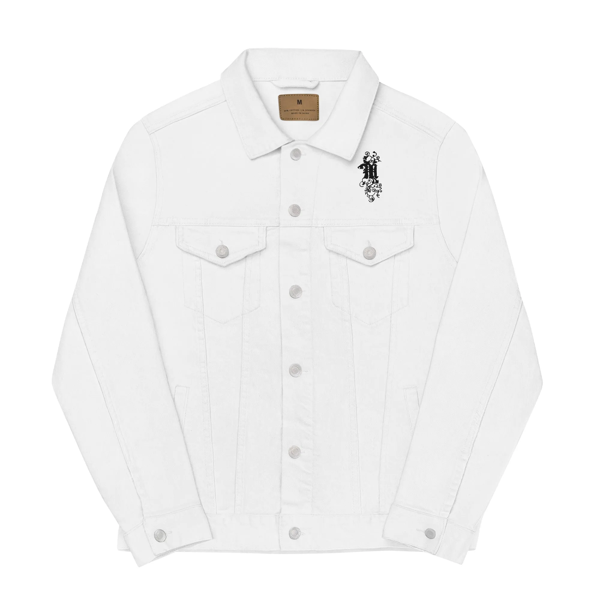 Maadish | white denim jacket