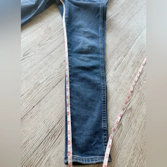 Madewell 10” High Rise Skinny Button Fly  Jeans 27