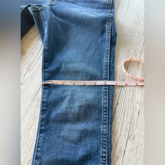 Madewell 10” High Rise Skinny Button Fly  Jeans 27