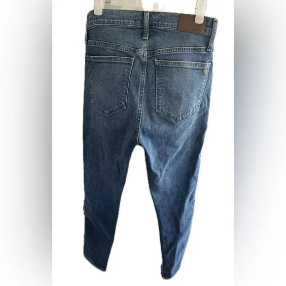 Madewell 10” High Rise Skinny Button Fly  Jeans 27