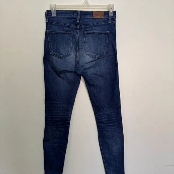 Madewell 10&quot; High-Rise Skinny Jeans in Hayes Wash/Blue color Style F4684
