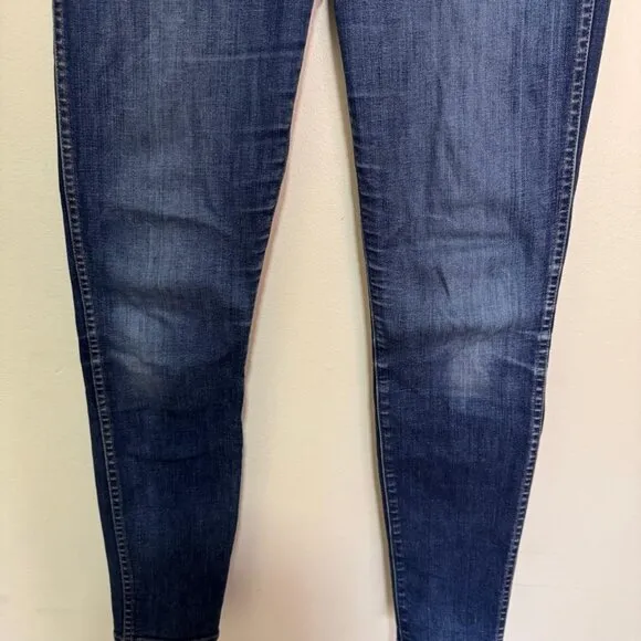 Madewell 10&quot; High-Rise Skinny Jeans in Hayes Wash/Blue color Style F4684