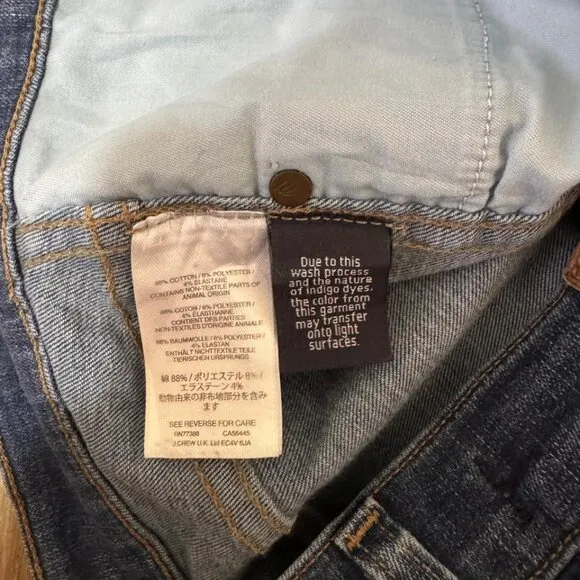 Madewell 10&quot; High-Rise Skinny Jeans in Hayes Wash/Blue color Style F4684