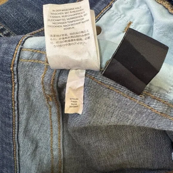 Madewell 10&quot; High-Rise Skinny Jeans in Hayes Wash/Blue color Style F4684