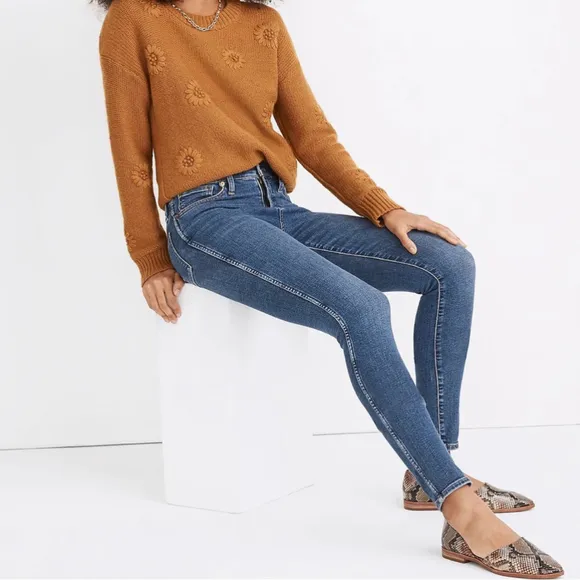 Madewell 10&quot; High-Rise Skinny Jeans TENCEL™ Denim Edition Size 29