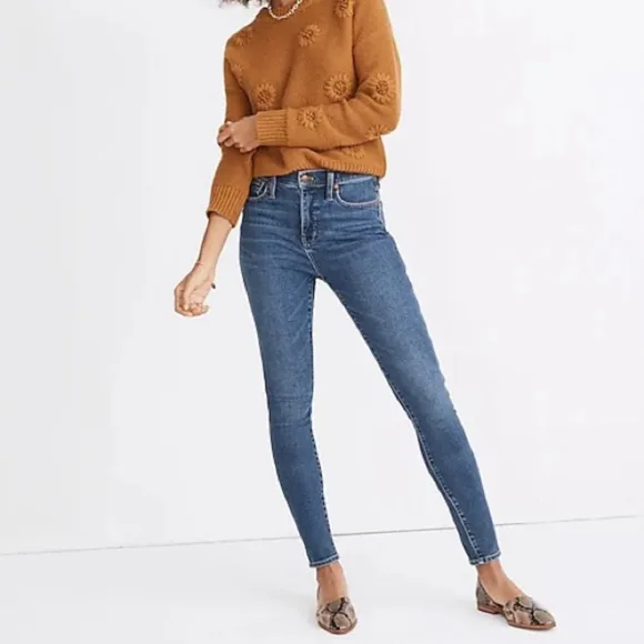 Madewell 10&quot; High-Rise Skinny Jeans TENCEL™ Denim Edition Size 29
