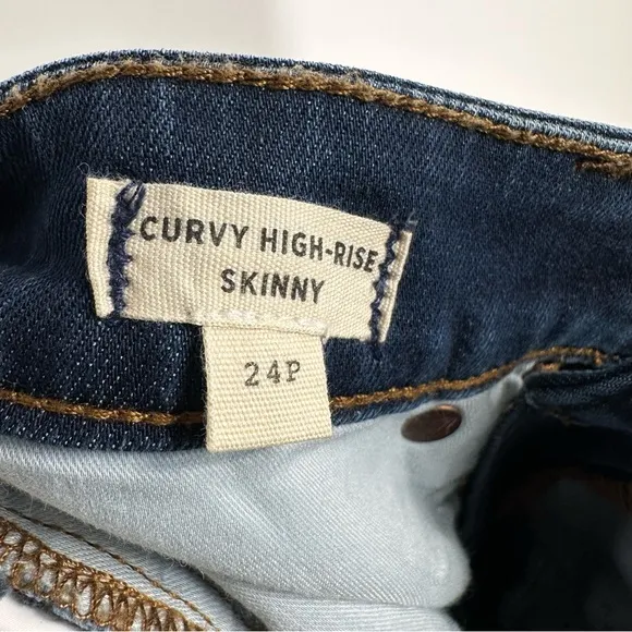 Madewell Curvy High Rise Skinny Jeans in Danny Wash