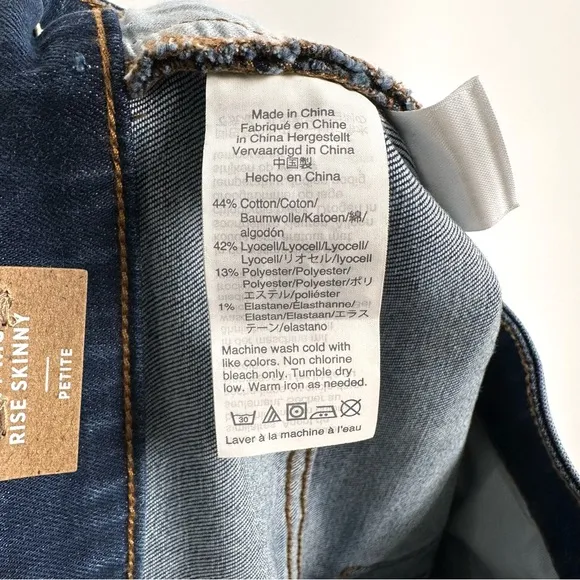 Madewell Curvy High Rise Skinny Jeans in Danny Wash