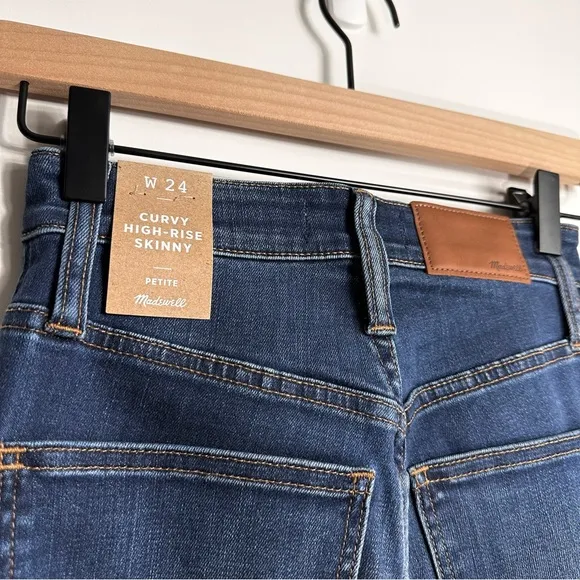 Madewell Curvy High Rise Skinny Jeans in Danny Wash