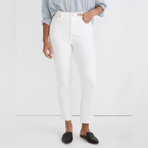 Madewell NWT Perfect Vintage High Rise Jeans Size 28 in Tile White