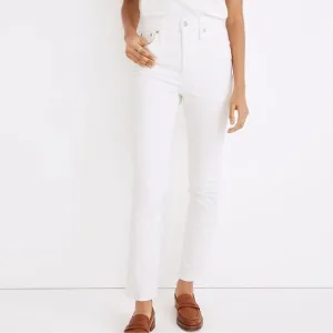 Madewell NWT The Tall Perfect Vintage Jean Size 30T High Rise in Tile White