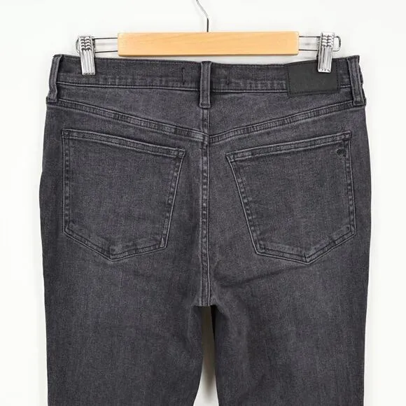 Madewell Petite Mid-Rise Stovepipe Jeans Armand Wash: Raw-Hem Size 28P NWT
