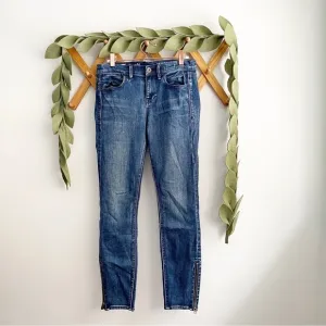 Madewell Skinny Skinny Ankle Zip Jeans