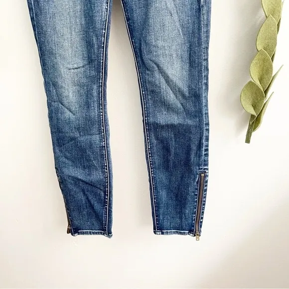 Madewell Skinny Skinny Ankle Zip Jeans
