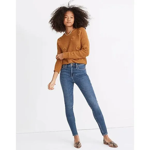 Madewell Tall 10&quot; High-Rise Skinny Jeans in Wendover Wash 26T