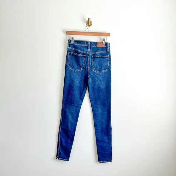 Madewell Tall 10&quot; High-Rise Skinny Jeans in Wendover Wash 26T
