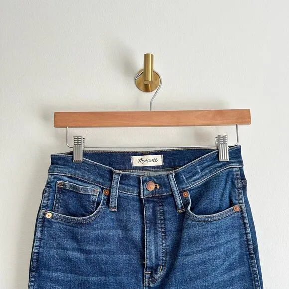 Madewell Tall 10&quot; High-Rise Skinny Jeans in Wendover Wash 26T