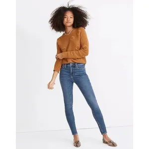 Madewell Tall 10&quot; High-Rise Skinny Jeans in Wendover Wash 26T