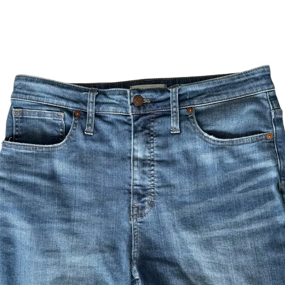 Madewell Tall Curvy High-Rise Skinny Crop Jeans in Lander Wash | 30T
